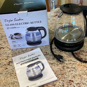 Taylor Swoden Glass Electric Kettle 1100W